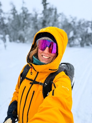 Stiina Kristal - certified mountain guide based in France
