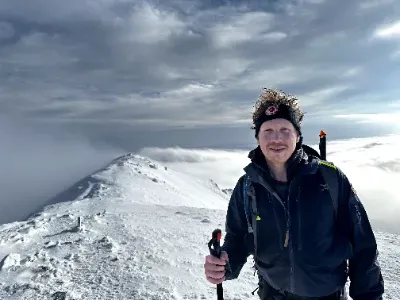 Michel Visser, certified mountain guide in Scotland